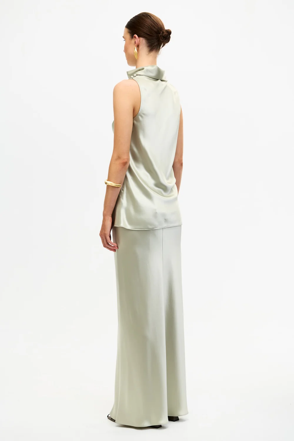 SHORTGREEN MAXI SKIRT - Image 3